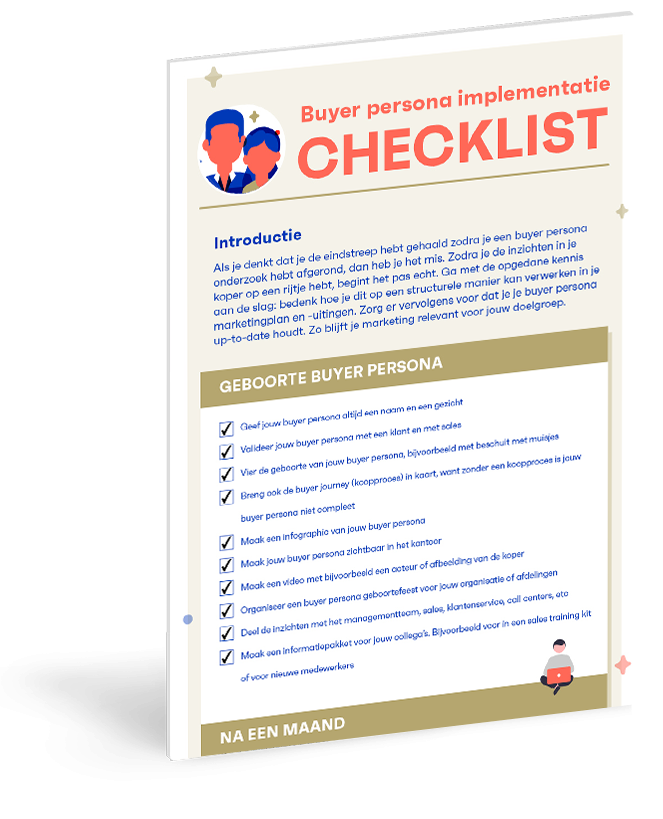Buyer persona implementatie checklist